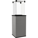 KRATKI Plynový ohřívač PATIO sklo / slinutý křemen FILO ARGENTO